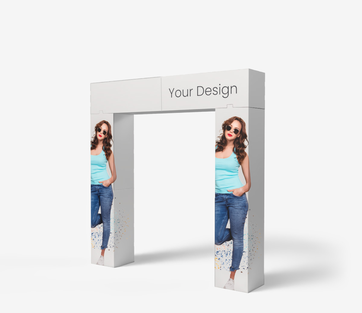 Arche publicitaire carton