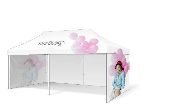 Tentes 3 x 6 avec les parois